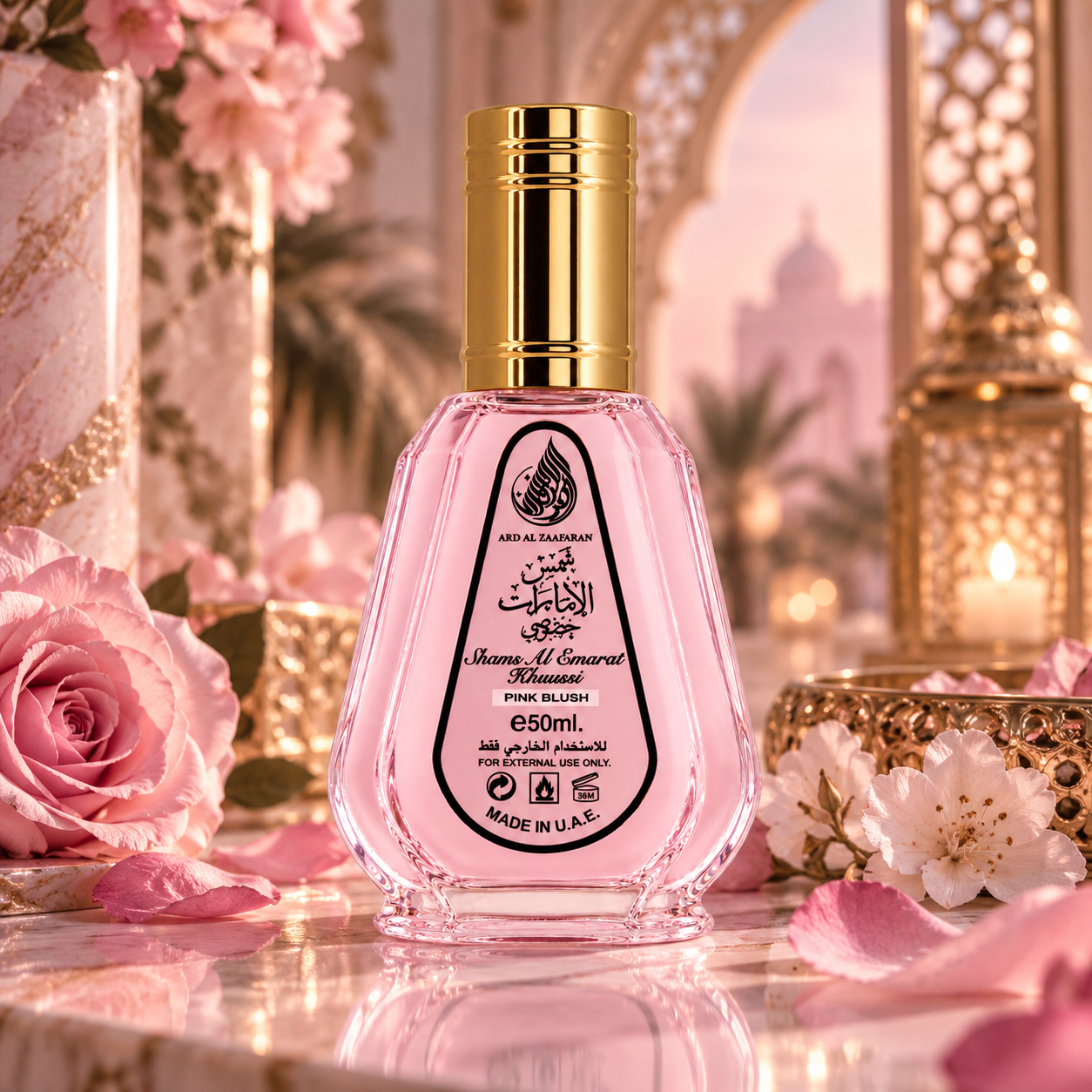 Shams Al Emarat Khususi Pink Blush EDP 50ml by Ard Al Zaafaran