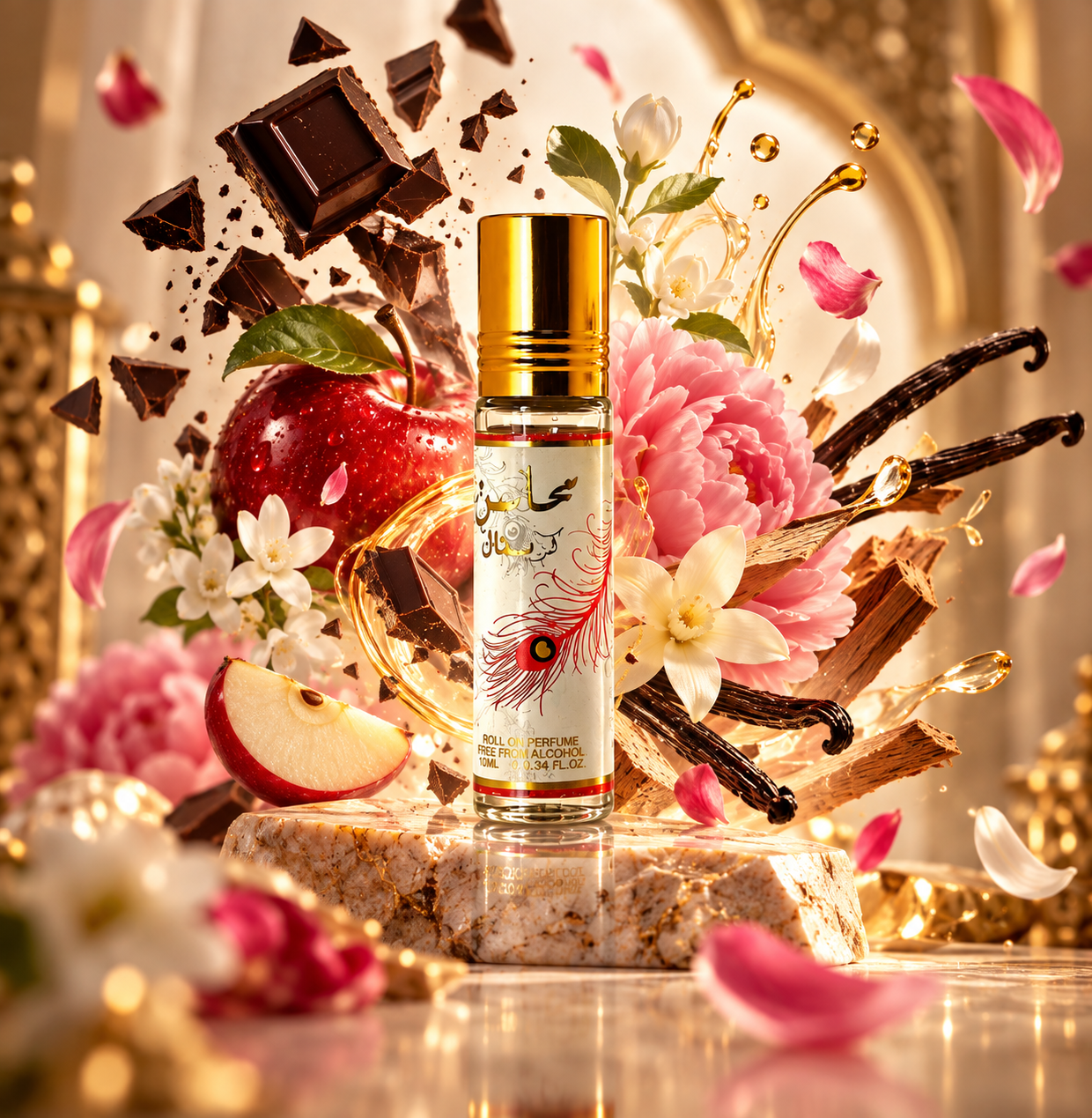 Mahasin Crystal Perfume Oil Roll-On 10ml by Ard Al Zaafaran