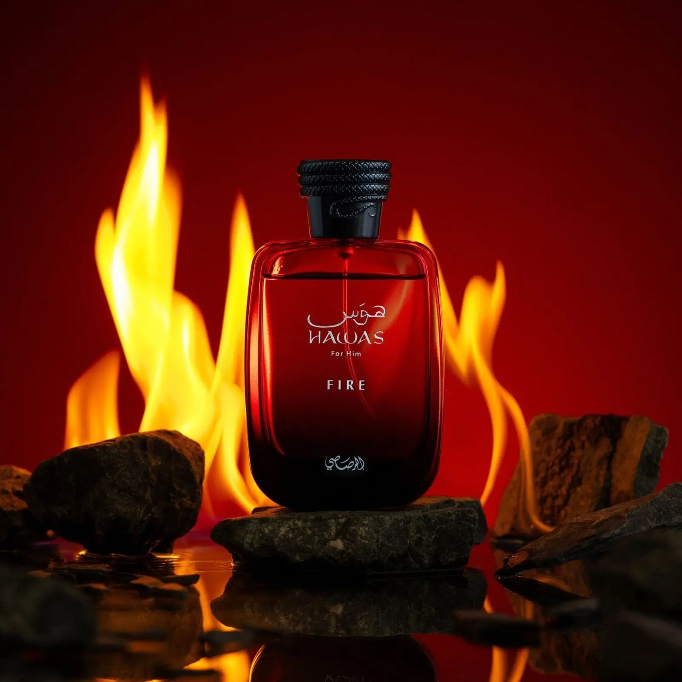 Hawas Fire by Rasasi | Men's Aquatic Amber EDP 100ml | Dubai