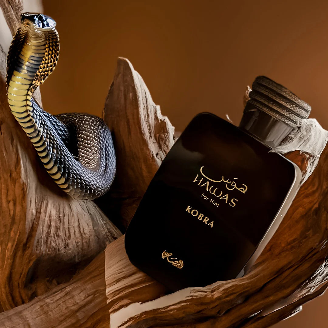 Hawas Kobra by Rasasi – Fresh Oriental EDP for Men | Dubai