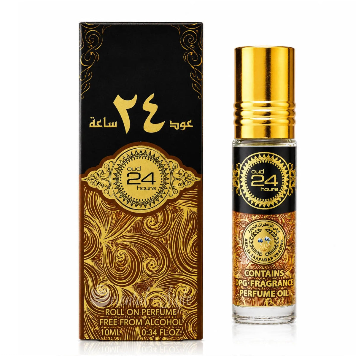Oud 24 Hours Perfume Oil Roll-On 10ml by Ard Al Zaafaran