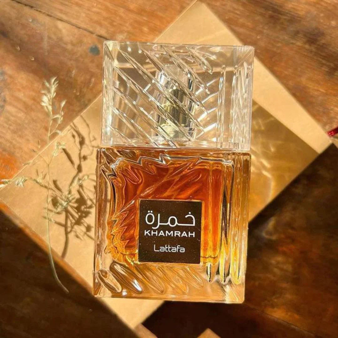 Khamrah by Lattafa 100ml EDP bottle