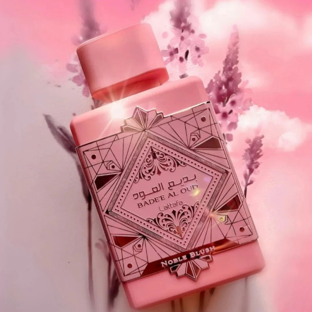 Badee Al Oud Noble Blush by Lattafa – Gourmand Floral EDP | Dubai